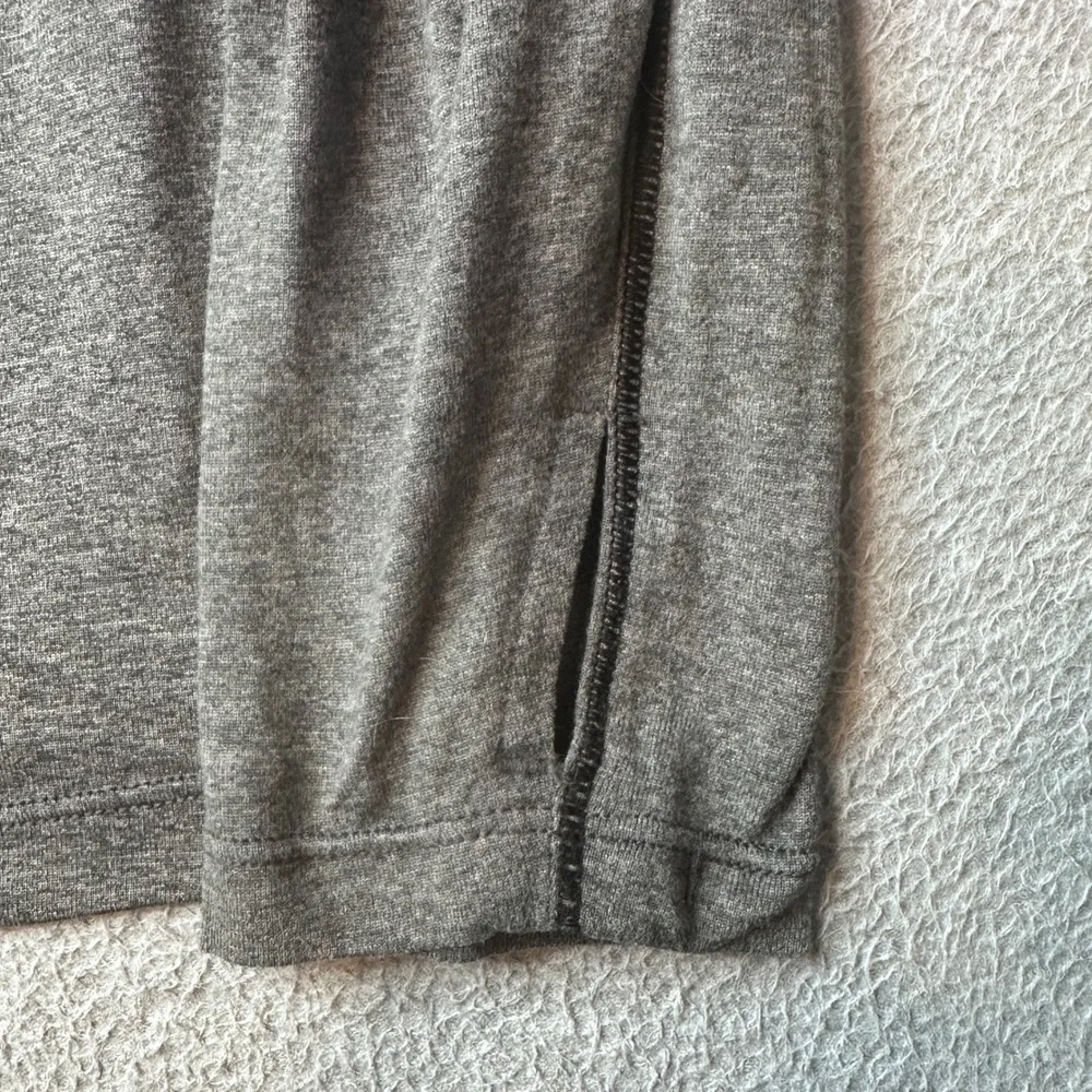 The North Face Hoodie Mens S Gray Bridger Range FlashDry Long Sleeve Thumbholes